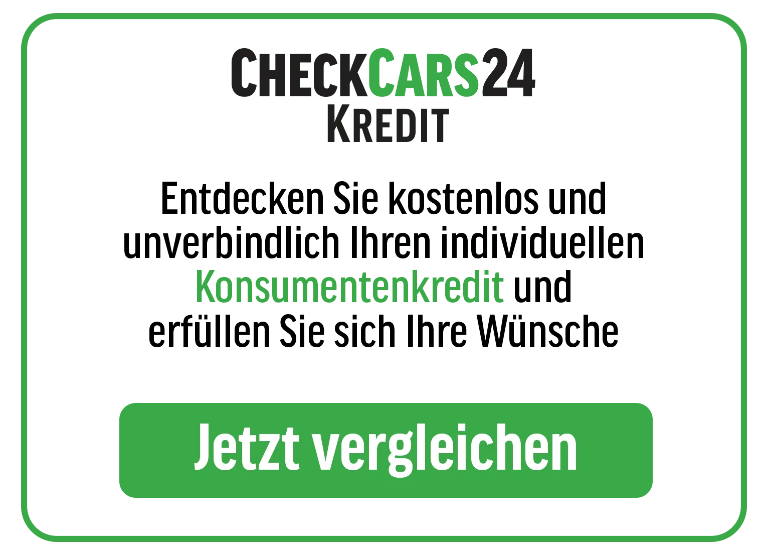 CheckCars24 Kredit – Kredit kostenlos und unverbindlich vergleichen